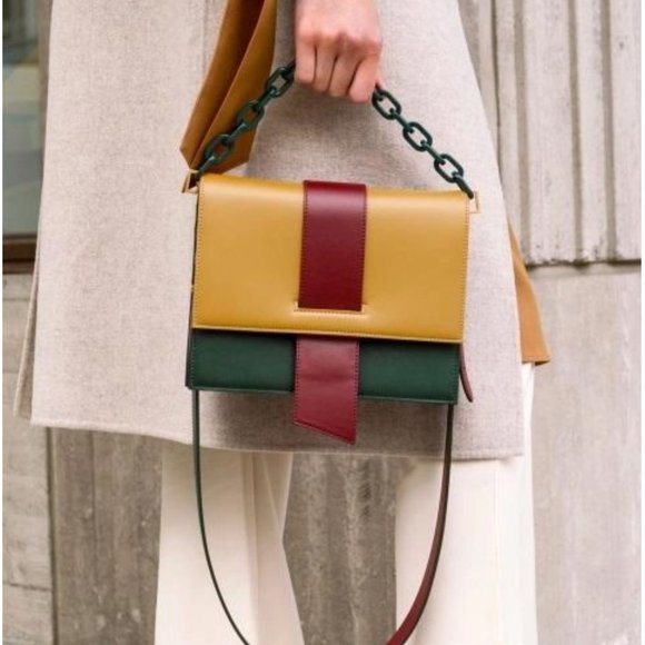 Andersson Bell Agnes Color Block Chain Bag - Picture 1 of 3